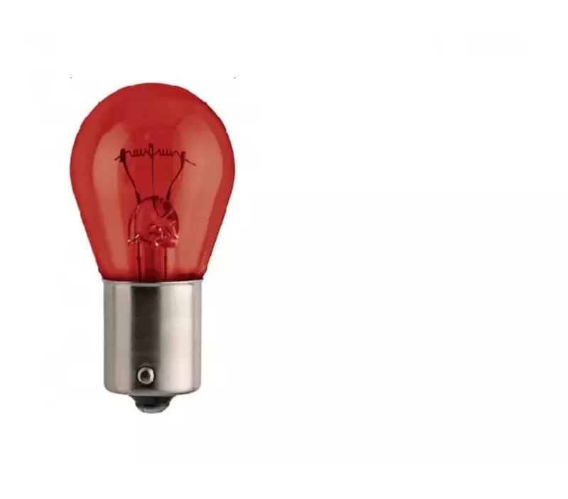 Żarówka P21W (12V) 21W (BA15S) - CZERWONA