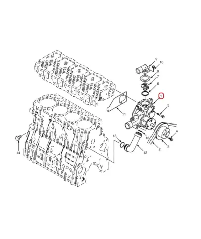 Pompa wody HYSTER silnik: YANMAR 2.6L - wózek widłowy -6