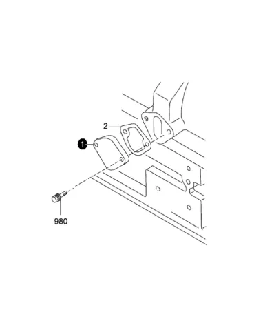 ZAŚLEPKA POMPY PALIWA MECHANICZNEJ NISSAN K25 - wózek widłowy -1