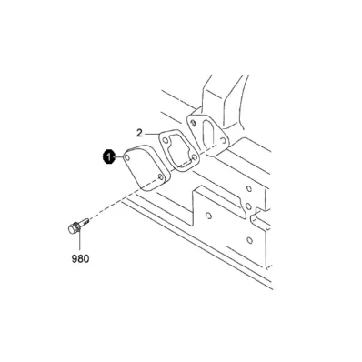 ZAŚLEPKA POMPY PALIWA MECHANICZNEJ TOYOTA 4Y - do wózków widłowych -1
