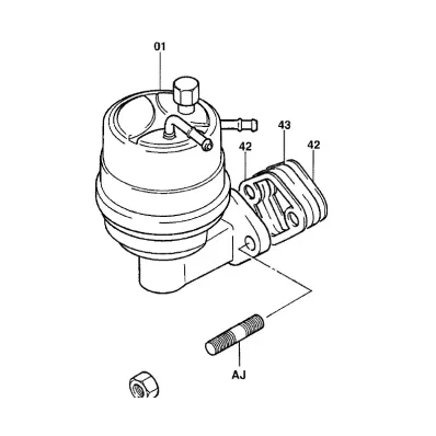 POMPA PALIWA TOYOTA 4Y - gaźnik (mechaniczna) - seria: 5/6/7/8 - wózek widłowy -7
