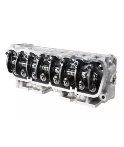 Głowica silnika NISSAN K15 - KOMPLETNA (zawory+dżwigienki) - wózki widłowe