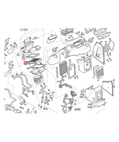 Nagrzewnica (wkład) LINDE (391, 392, 393, 394, 1202)