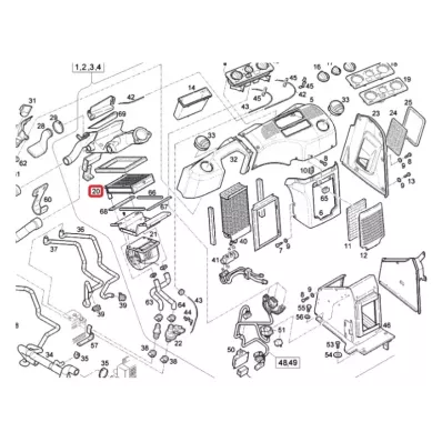 Nagrzewnica (wkład) LINDE (391, 392, 393, 394, 1202)