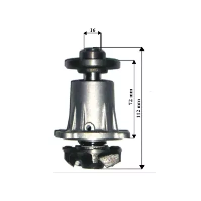 Pompa wody TOYOTA 4P - TYP C - wózek widłowy -6