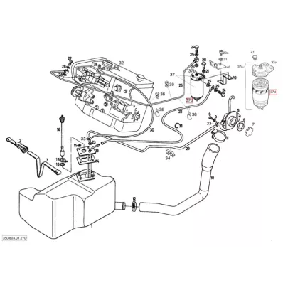 Filtr paliwa LINDE SERIA: 350-03