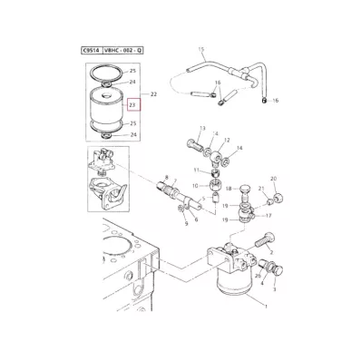 Filtr paliwa LINDE SERIA: 351-03 (CP81079)