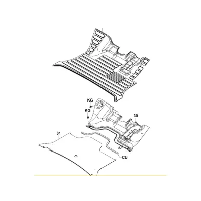 Mata podłogowa TOYOTA Seria: 8 (1.0T-3.5T)