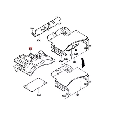 Mata podłogowa TOYOTA Seria: 6 (1.0T-1.8T)