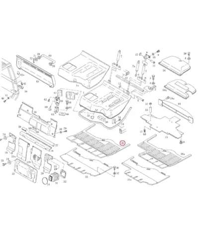 Mata podłogowa LINDE Seria: 351-03, 351-04, 351-05