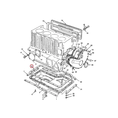 Uszczelka miski oleju MAZDA VA