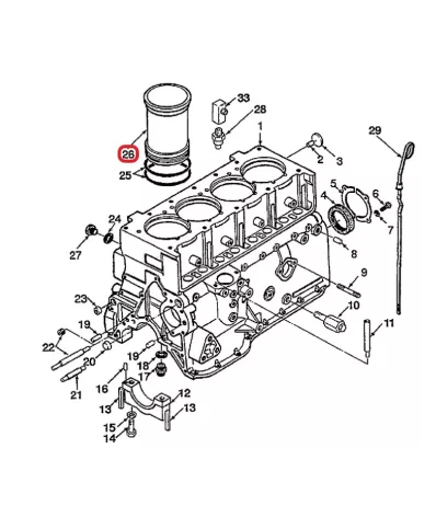 Tuleja cylindra MAZDA VA