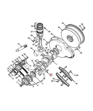 Panewki wału główne MAZDA VA - 0.25