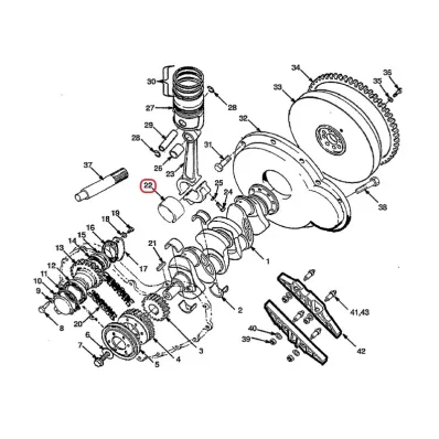 Panewki wału korbowodowe MAZDA VA - 0.25