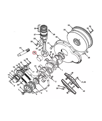 Panewki wału korbowodowe MAZDA VA - 0.75