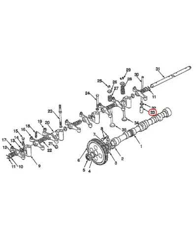 Popychacz zaworu silnika MAZDA VA
