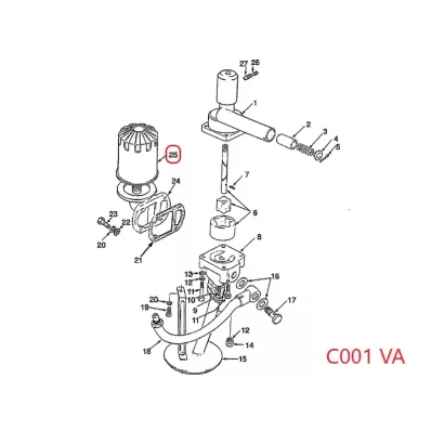 Filtr oleju silnika MAZDA VA
