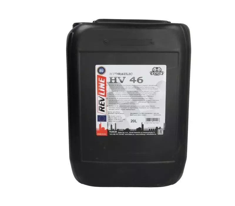 Olej hydrauliczny LHV 46 20LITRÓW do maszyn wózków widłowych REVLINE