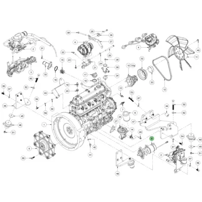 Rozrusznik silnika COMBILIFT silnik: 4Y (12V/1W)