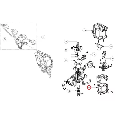 Cewka zapłonowa TOYOTA 4Y - GAŹNIK - wózek widłowy