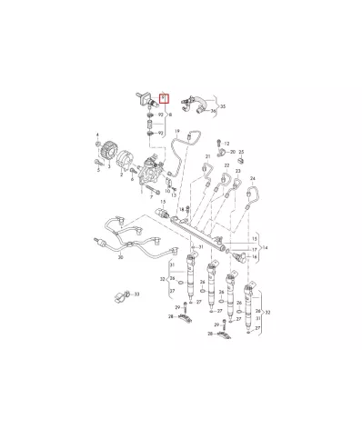 Czujnik temperatury silnika VOLKSWAGEN (VW) CPY - wózek widłowy