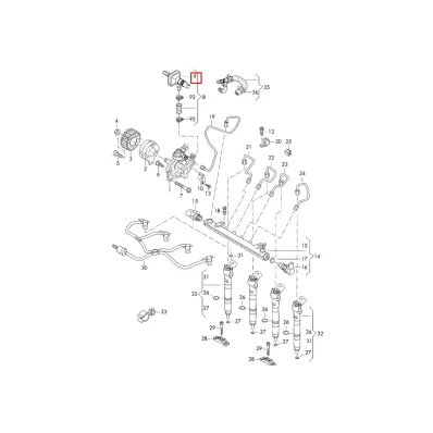 Czujnik temperatury silnika VOLKSWAGEN (VW) CPY - wózek widłowy