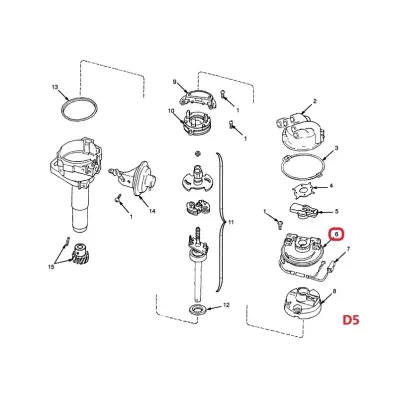 Cewka zapłonowa MAZDA F2 8V - wózek widłowy