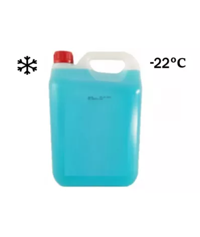 Płyn do spryskiwaczy ZIMOWY -22 °C 5 litrów (ETANOL)