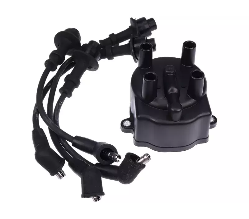 Kopułka aparatu zapłonowego TOYOTA 5K (kopułka, przewody) - wózek widłowy