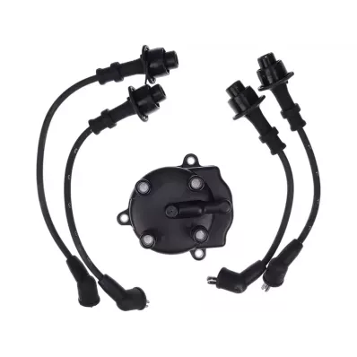 Kopułka aparatu zapłonowego TOYOTA 5K (kopułka, przewody) - wózek widłowy