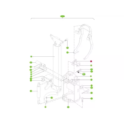 Mikroprzełącznik położenia dyszla STILL (czujnik, mikrowłącznik, mikrowyłącznik)
