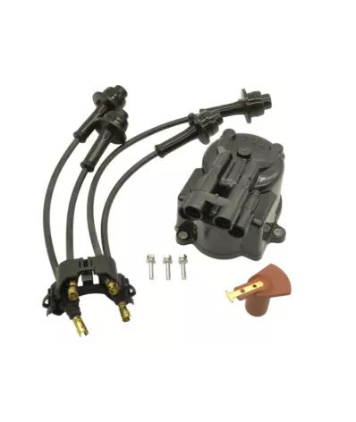 Komplet zapłonu TOYOTA 4Y (kopułka, palec, przewody) - wózek widłowy