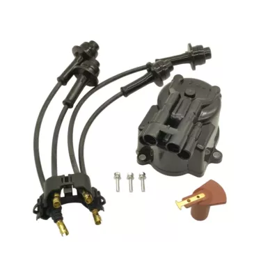 Komplet zapłonu TOYOTA 4Y (kopułka, palec, przewody) - wózek widłowy