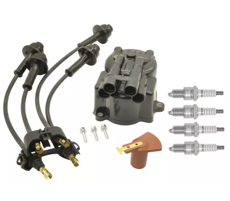 Komplet zapłonu TOYOTA 4Y (kopułka, palec, przewody, świece)