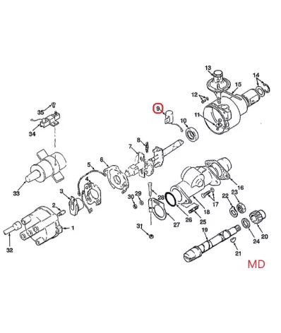 Kondensator aparatu zapłonowego MAZDA UA - wózek widłowy