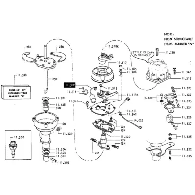 Kondensator aparatu zapłonowego WAUKESHA D176G - wózek widłowy