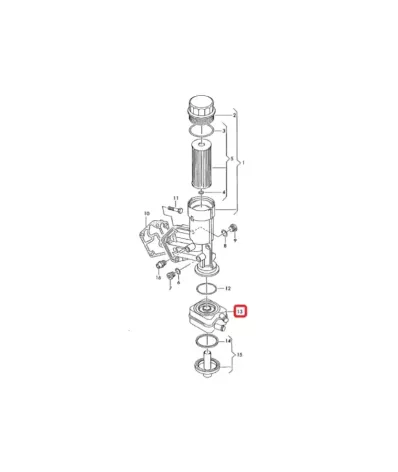 Chłodnica (chłodniczka) oleju silnika VOLKSWAGEN (VW) BXT