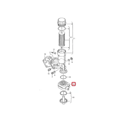 Chłodnica (chłodniczka) oleju silnika VOLKSWAGEN (VW) BXT