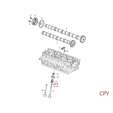Uszczelniacz zaworu silnika VOLKSWAGEN (VW) CPY
