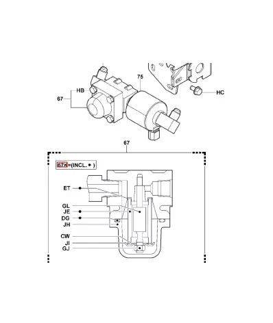 Zestaw naprawczy Filtra gazu (LPG) AISAN-model: SC - wózek widłowy
