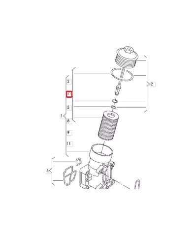Filtr oleju LINDE silnik: CPY (wkład)