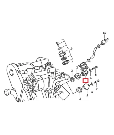Pompa paliwa VOLKSWAGEN (VW) ADF (mechaniczna) - wózek widłowy