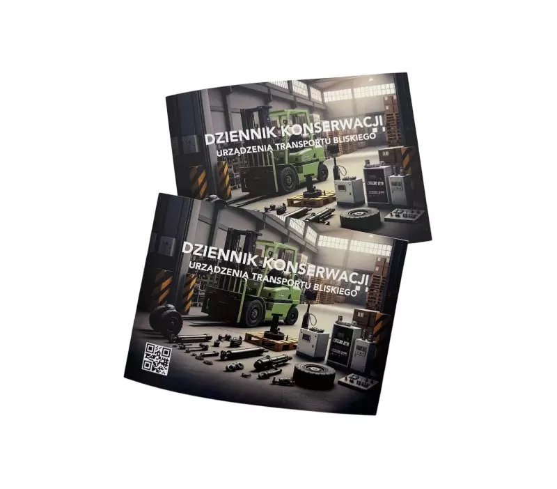 Dziennik konserwacji urządzenia transportu bliskiego, wózka widłowego, maszyny