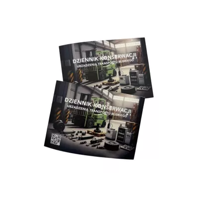 Dziennik konserwacji urządzenia transportu bliskiego, wózka widłowego, maszyny