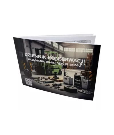 Dziennik konserwacji urządzenia transportu bliskiego, wózka widłowego, maszyny