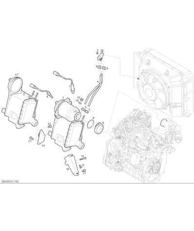 Czujnik ciśnienia spalin VOLKSWAGEN (VW) CPY (powietrza, filtra dpf)
