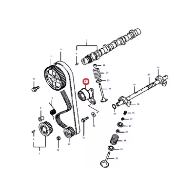 Napinacz paska rozrządu MITSUBISHI 4G63 8V