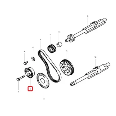 Napinacz paska balansowego MITSUBISHI 4G63 8V (rozrządu)