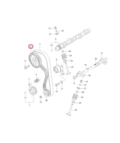 Koło wałka rozrządu MITSUBISHI 4G63 8V