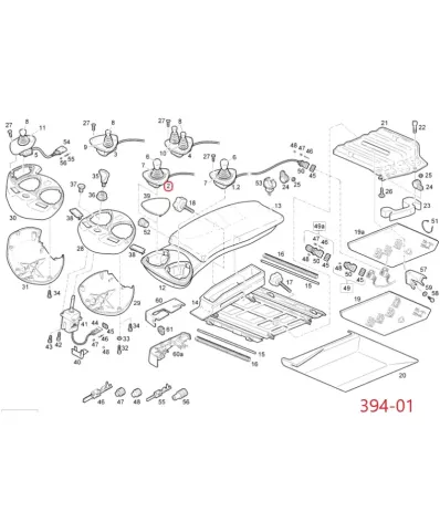 Drążek sterowniczy (JOYSTICK) przesuw masztu LINDE - KRZYŻ 7919040057